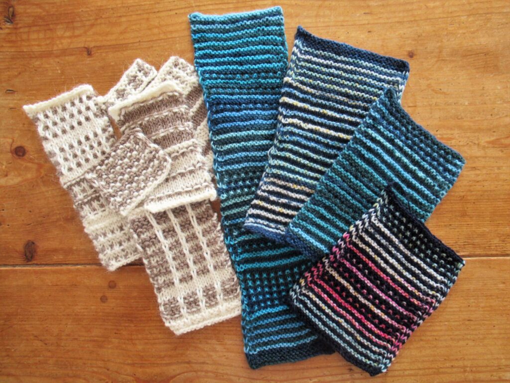 Blue Purple Gradient Set Sheepy Feet Merino Nylon Sock Yarn